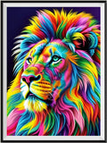 Lion - 5D Kit Broderie Diamants Diamond Painting FL4439