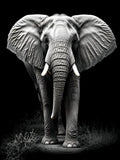 Éléphant - 5D Kit Broderie Diamants Diamond Painting FL4447