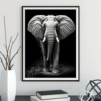 Éléphant - 5D Kit Broderie Diamants Diamond Painting FL4447