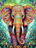 Éléphant - 5D Kit Broderie Diamants Diamond Painting FL4448