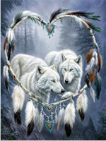 Loup - 5D Kit Broderie Diamant Diamond Painting FL4456