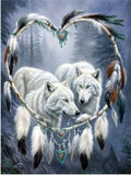 Loup - 5D Kit Broderie Diamant Diamond Painting FL4456