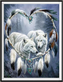 Loup - 5D Kit Broderie Diamant Diamond Painting FL4456