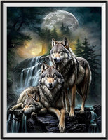 Loup - 5D Kit Broderie Diamant Diamond Painting FL4457