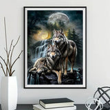 Loup - 5D Kit Broderie Diamant Diamond Painting FL4457