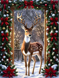 Cerfs - 5d Diy Kits Broderie Diamant Diamond Painting FL4887