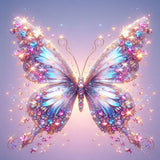 Papillon - 5D Diy Kit Broderie Diamant Diamond Painting FL5091