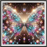 Papillon - 5D Diy Kit Broderie Diamant Diamond Painting FL5092