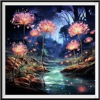 Pissenlit - 5D Kit Broderie Diamant Diamond Painting FL5378