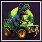 Dinosaure 5d Diy Kits Broderie Diamant Diamond Painting FL5469