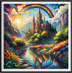 Château - 5D Kit Broderie Diamants Diamond Painting FL7373