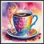 Café - 5D Kit Broderie Diamant Diamond Painting FL7849