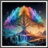 Arbre - 5D Kit Broderie Diamant Diamond Painting FL7957