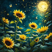 Tournesol - 5D Kit Broderie Diamant Diamond Painting FL8022