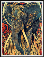Éléphant - 5D Kit Broderie Diamants Diamond Painting FL8148