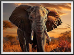 Éléphant - 5D Kit Broderie Diamants Diamond Painting FL8157