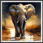 Éléphant - 5d Diy Kits Broderie Diamant Diamond Painting FL8180