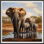 Éléphant - 5d Diy Kits Broderie Diamant Diamond Painting FL8183