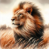 Lion - 5d Diy Kits Broderie Diamant Diamond Painting FL8210