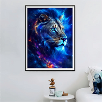 Lion - 5D Kit Broderie Diamants Diamond Painting FL8219