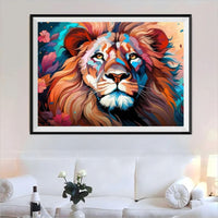 Lion - 5D Kit Broderie Diamants Diamond Painting FL8227