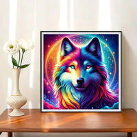 Loup 5d Diy Kits Broderie Diamant Diamond Painting FL8240