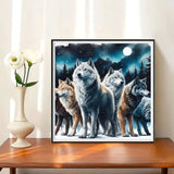 Loup 5d Diy Kits Broderie Diamant Diamond Painting FL8241