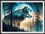 Loup - 5D Kit Broderie Diamant Diamond Painting FL8319
