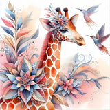 Girafe - 5d Diy Kits Broderie Diamant Diamond Painting FL8483