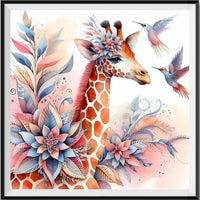 Girafe - 5d Diy Kits Broderie Diamant Diamond Painting FL8483