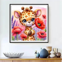 Girafe - 5d Diy Kits Broderie Diamant Diamond Painting FL8486