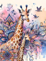 Girafe - 5d Diy Kits Broderie Diamant Diamond Painting FL8500