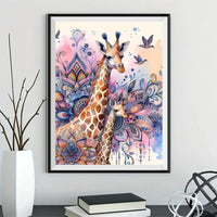 Girafe - 5d Diy Kits Broderie Diamant Diamond Painting FL8500