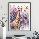 Girafe - 5d Diy Kits Broderie Diamant Diamond Painting FL8500