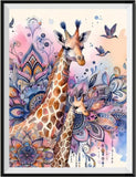 Girafe - 5d Diy Kits Broderie Diamant Diamond Painting FL8500