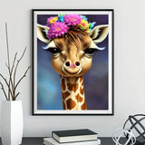 Girafe - 5d Diy Kits Broderie Diamant Diamond Painting FL8502