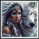 Loup 5d Diy Kits Broderie Diamant Diamond Painting FL8980