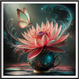 Lotus - 5D Kit Broderie Diamant Diamond Painting FL9616