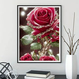 Roses - 5D Kit Broderie Diamants Diamond Painting FL9906