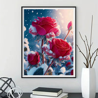 Roses - 5D Kit Broderie Diamants Diamond Painting FL9938