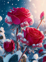 Roses - 5D Kit Broderie Diamants Diamond Painting FL9938