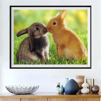 Lapin Kit Broderie Diamants/Diamond Painting NA0221