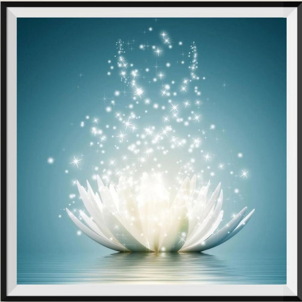 Lotus 5d Diy Kit Broderie Diamant Diamond Painting VM9727
