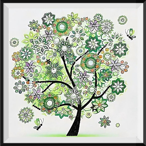 Arbre De Forme Spéciale - 5D Kit Broderie Diamants/Diamond Painting HD9066