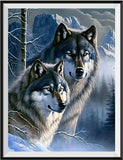 Loup 5d Diy Kits Broderie Diamant Diamond Painting MJ1432