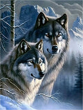 Loup 5d Diy Kits Broderie Diamant Diamond Painting MJ1432