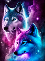 Loup 5d Diy Kits Broderie Diamant Diamond Painting MJ1436