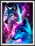 Loup 5d Diy Kits Broderie Diamant Diamond Painting MJ1436