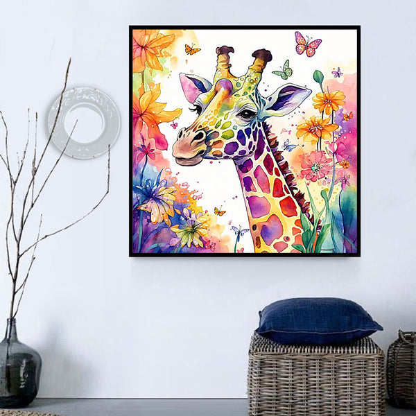 Kit Peinture Diamant 5D Chat Persan 50x60 Cm - Diamond Painting Complet Strass, Loisir Créatif Relaxant Et Décoration Murale