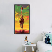 Girafe 5d Diy Kits Broderie Diamant Diamond Painting MJ2226